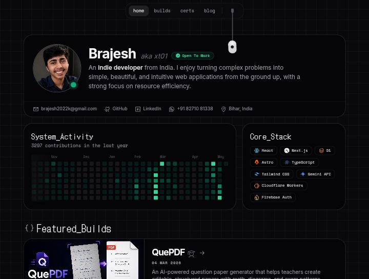 Brajesh | Full-Stack Developer Portfolio